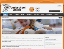 Tablet Screenshot of judoschoolassen.nl